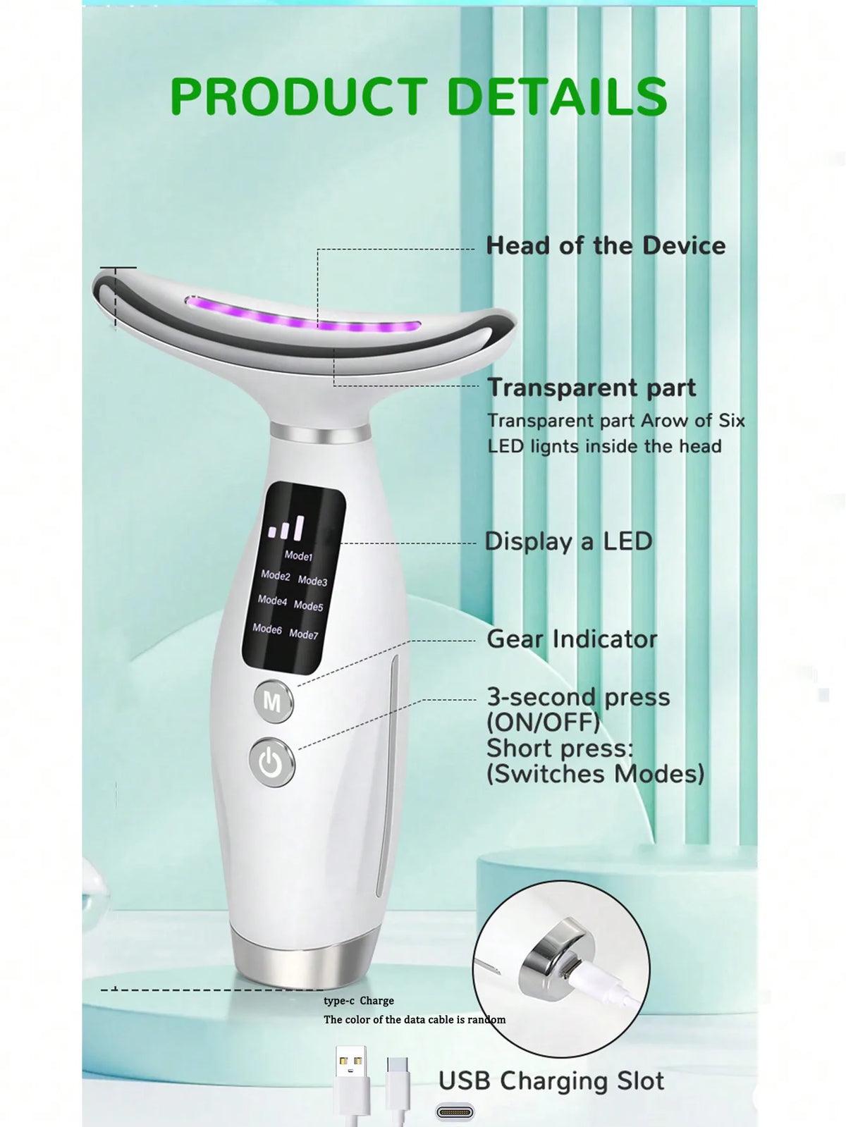 Neck & Face Sculptor LED Device